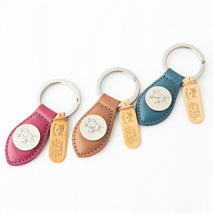 イルビゾンテ  キーリング  (54252309550)  Leather Key Holder  IL BISONTE(小物)