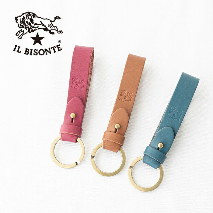 イルビゾンテ  キーリング  (54252309650)  Leather Key Holder  IL BISONTE(小物)