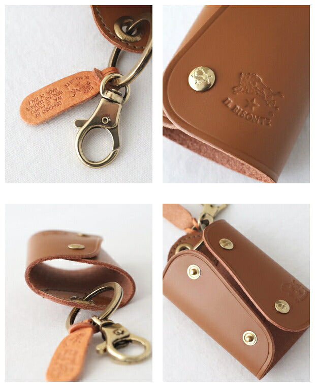 イルビゾンテ  キーケース  (5432404150)  Leather Key Case  IL BISONTE(小物)