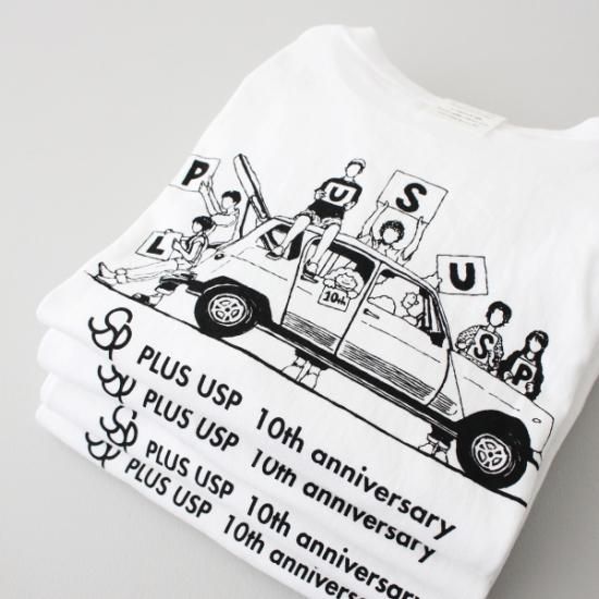 アラパープ プリント半袖Tシャツ (USP-10th) 10th AnniversaryALAPAAP × PLUS USP(メンズ/レディース)