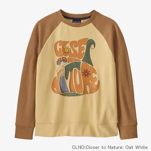 キッズ ライトウェイト<br>クルー スウェットシャツ <br>(63015)<br> (レディース)