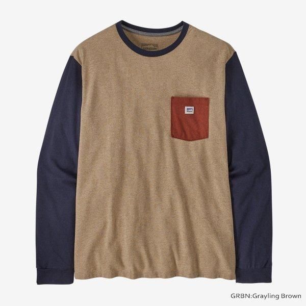 ロングスリーブ ショップ ステッカー <br>ポケット レスポンシビリティー <br>(37763) <br>(メンズ)