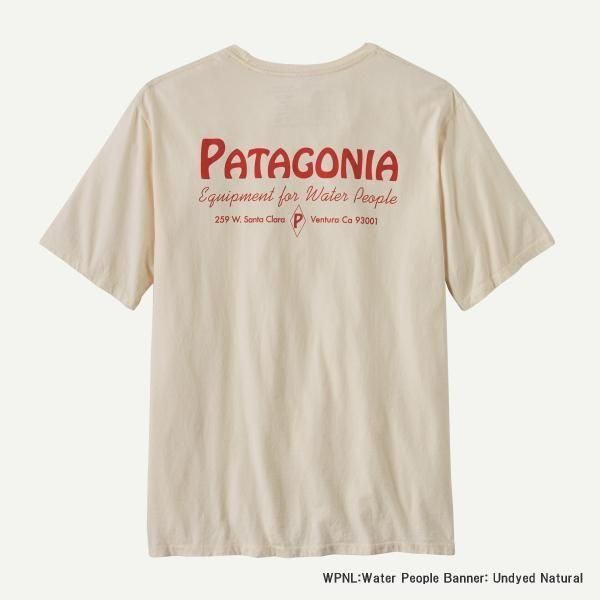 メンズ ウォーター ピープル <br>オーガニック ポケット Tシャツ<br> (37734)<br>(メンズ)