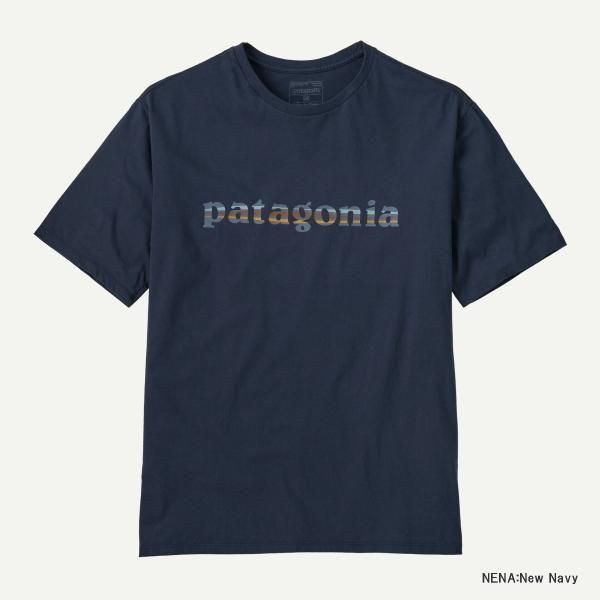 メンズ '73 テキスト ロゴ<br>オーガニック Tシャツ<br> (37776)<br>(メンズ)