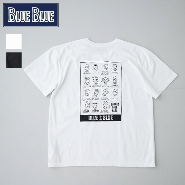 ブルーブルー SQUARE YOUR HAT Tシャツ (1015775) BLUE BLUE(レディース/メンズ)