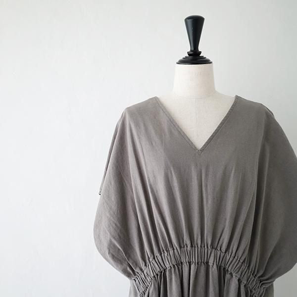 リネンレーヨン ストレッチワンピース <br>(1015782)<br>(レディース)