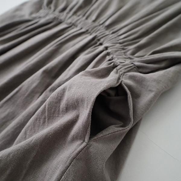 リネンレーヨン ストレッチワンピース <br>(1015782)<br>(レディース)