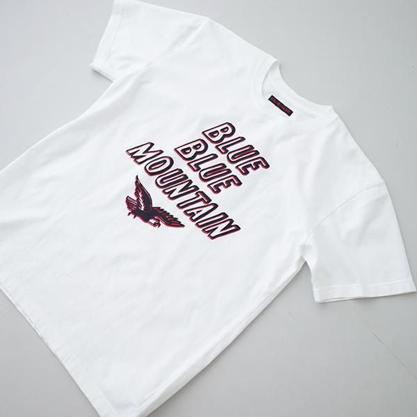 BLUE BLUE MOUTAIN <br>ショートスリーブTシャツ<br> (1015797) <br>(レディース/メンズ)