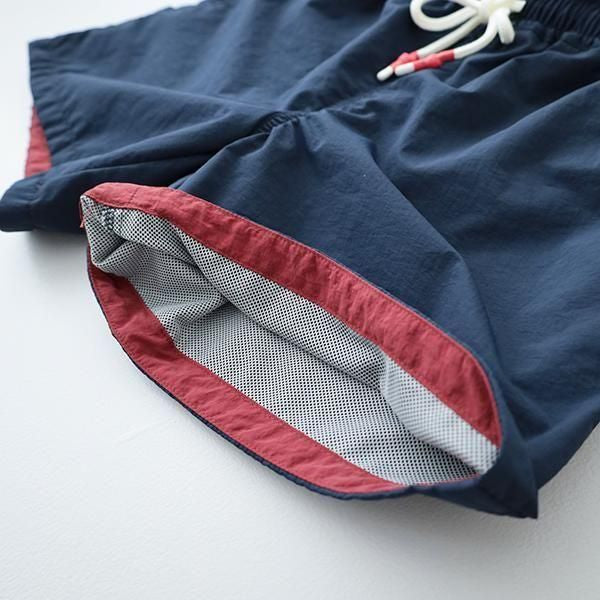 Hエンブロイダリー <br>ライトシェルバルキータフタ<br> レッグスフリーショーツ<br> (1015807)<br> (メンズ)