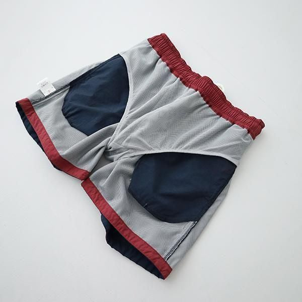 Hエンブロイダリー <br>ライトシェルバルキータフタ<br> レッグスフリーショーツ<br> (1015807)<br> (メンズ)