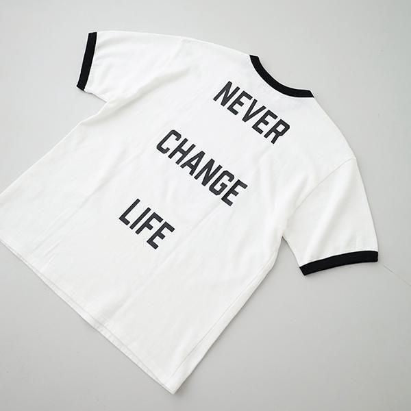 ガーゼウラケ HRM プリント<br>リンガーTシャツ<br> (1015842)<br>(レディース/メンズ)