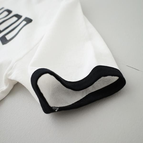 ガーゼウラケ HRM プリント<br>リンガーTシャツ<br> (1015842)<br>(レディース/メンズ)