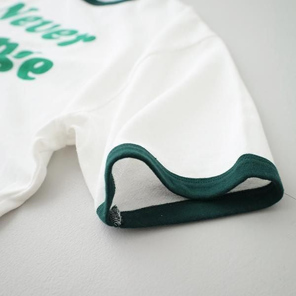 ガーゼウラケ NEVER CHANGE<br> リンガーTシャツ<br> (1015844)<br>(レディース/メンズ)