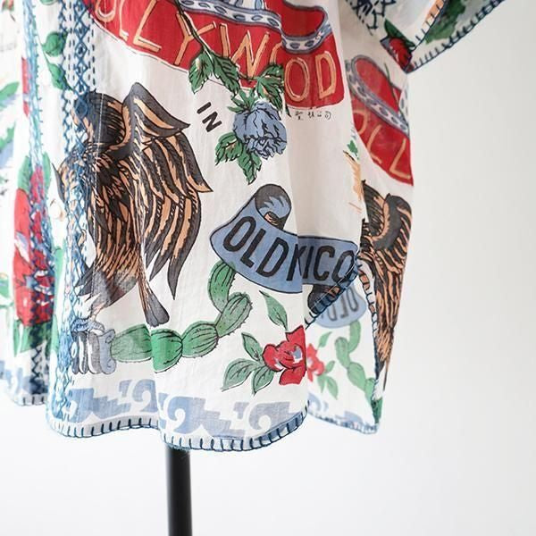 BINDU × HRM /TIJUANA MAP <br>オープンカラーシャツ<br> (1015868) <br>(レディース/メンズ)