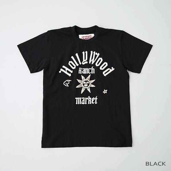 サン＆ムーン<br> エンブロイダリー<br>ショートスリーブTシャツ <br>(1015909)<br>(レディース/メンズ)