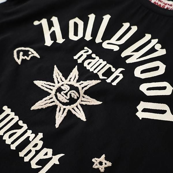 サン＆ムーン<br> エンブロイダリー<br>ショートスリーブTシャツ <br>(1015909)<br>(レディース/メンズ)