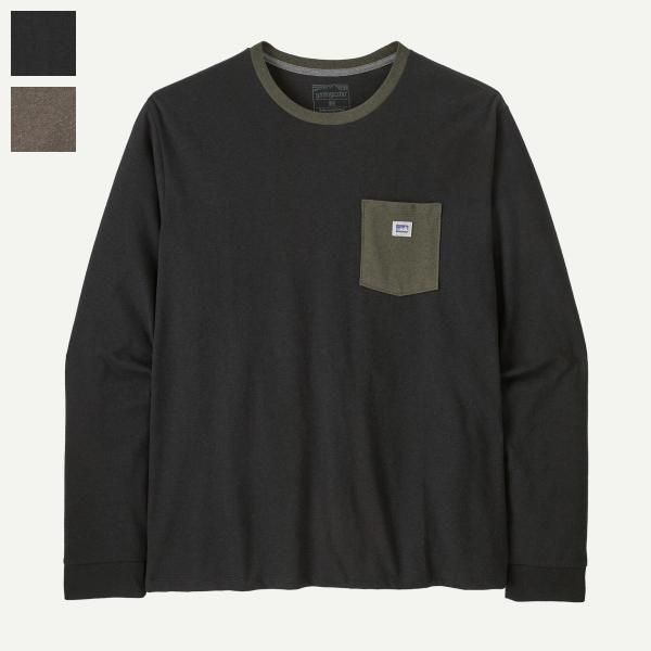 メンズ ロングスリーブ <br>ショップ ステッカー<br>ポケット レスポンシビリティー<br> (37836) <br>(メンズ)