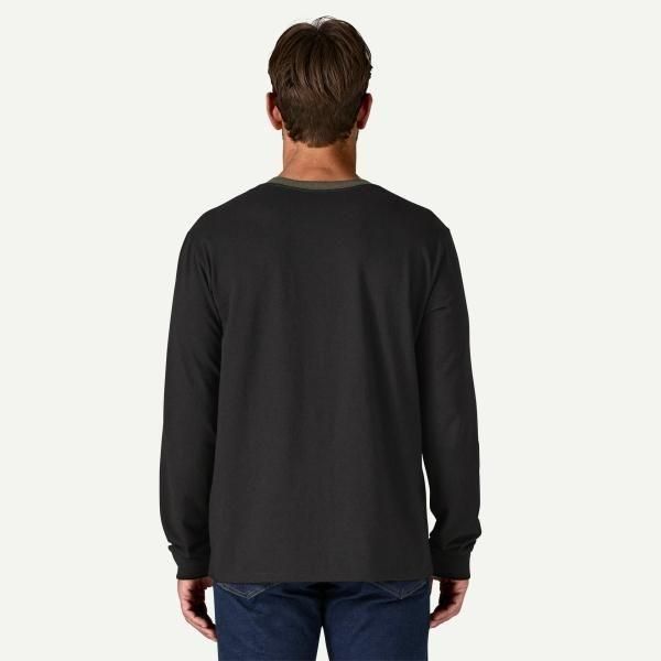 メンズ ロングスリーブ <br>ショップ ステッカー<br>ポケット レスポンシビリティー<br> (37836) <br>(メンズ)