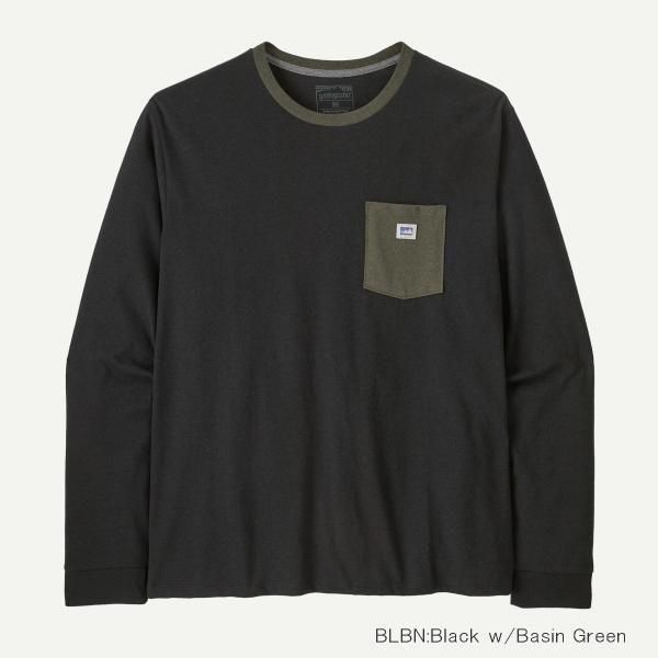 メンズ ロングスリーブ <br>ショップ ステッカー<br>ポケット レスポンシビリティー<br> (37836) <br>(メンズ)