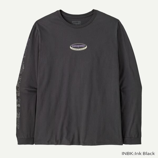 メンズ ロングスリーブ<br> ロング ウェイ ラウンド<br>オーガニック Tシャツ<br> (37821) <br>(メンズ)