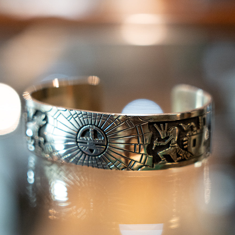 Hopi Sunface Bracelet<br>【Eddison Wadsworth】<br>(CEW200402)