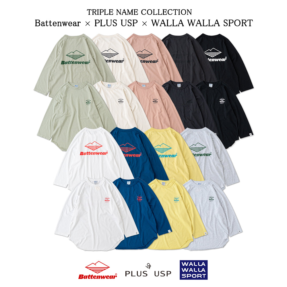 ワラワラスポーツ×バテンウェア × PLUS USP <br>Battenwear Old Logo BBT <br>(BTNOLBBT)(レディース/メンズ) <br>【2026春夏】