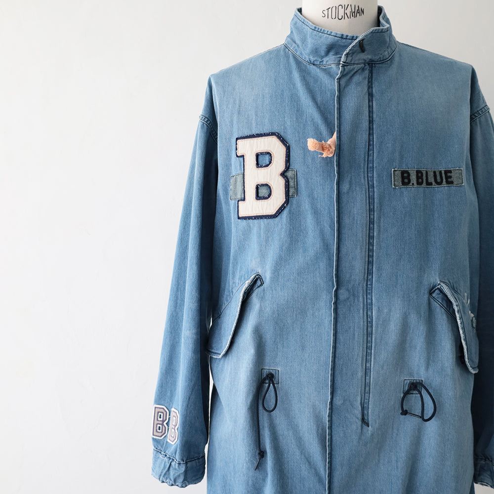 ジャカードデニム <br>アタッチメント <br>フィッシュテールコート<br> (1017721) <br>(メンズ)