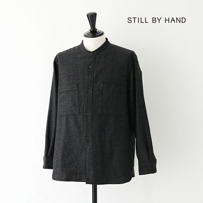 スティルバイハンドナローカラーシャツ(SH05233)STILLBYHAND(メンズ)【2023秋冬】*送料無料*【後払い決済不可】【ポイント10倍】期間限定1/920:00〜1/161:59