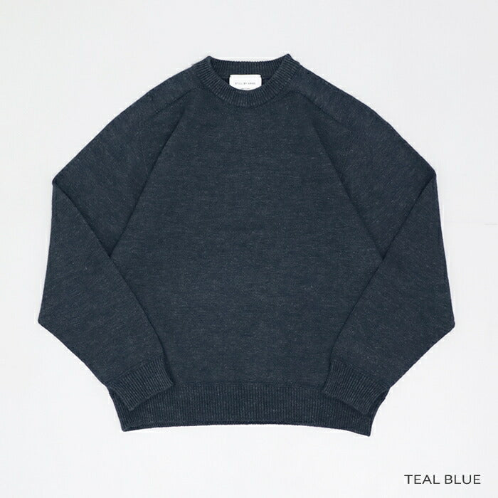 スティルバイハンドウール/リネンシームレスセーター(KN02243)LinenmixseamlesssweaterSTILLBYHAND(メンズ)【2024秋冬】*送料無料*【後払い決済不可】*