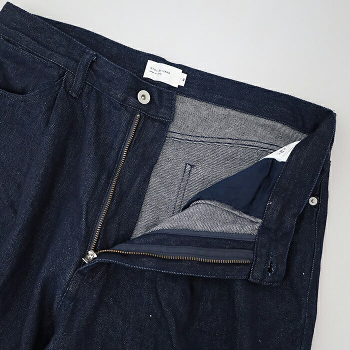 スティルバイハンド12ozデニムディープタックパンツ(DN02243)12ozdenimdeeptuckpantsSTILLBYHAND(メンズ)【2024秋冬】*送料無料*【後払い決済不可】*