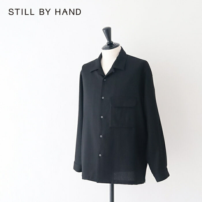 スティルバイハンドオープンカラーシャツ(SH04254)オープンカラーシャツSTILLBYHAND(メンズ)【2025秋冬】*送料無料*【後払い決済不可】*