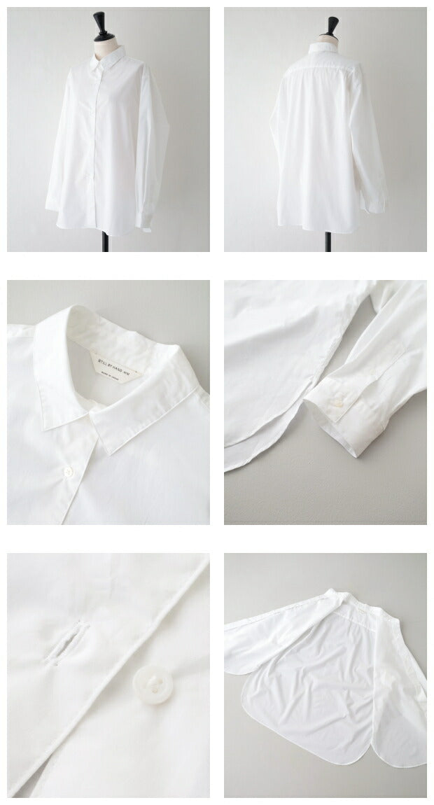 スティルバイハンドブロードレギュラーカラシャツ(SH01241WM)BroadregularcollarshirtSTILLBYHAND(レディース)【2024春夏】*送料無料*【後払い決済不可】*