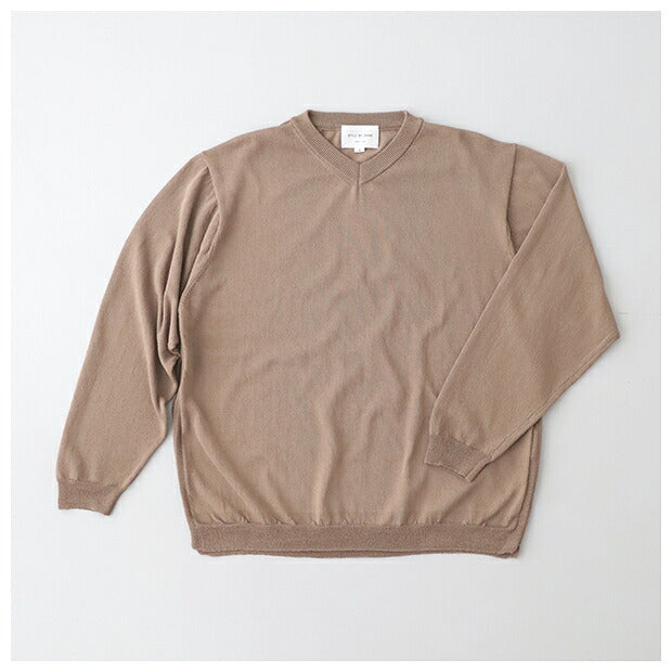 スティルバイハンドシャロウVネックセーター(KN04241)Shallowv-necksweaterSTILLBYHAND(メンズ)【2024春夏】*送料無料*【後払い決済不可】*
