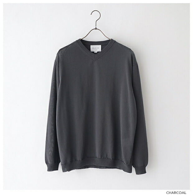 スティルバイハンドシャロウVネックセーター(KN04241)Shallowv-necksweaterSTILLBYHAND(メンズ)【2024春夏】*送料無料*【後払い決済不可】*