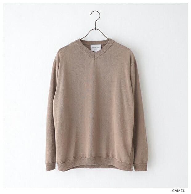 スティルバイハンドシャロウVネックセーター(KN04241)Shallowv-necksweaterSTILLBYHAND(メンズ)【2024春夏】*送料無料*【後払い決済不可】*