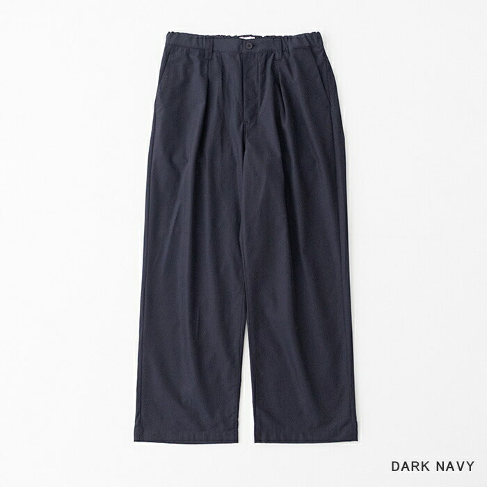 スティルバイハンドナイロン1タックテーパードパンツ(PT06244)STILLBYHAND(メンズ)【2025春夏】*送料無料*【後払い決済不可】*