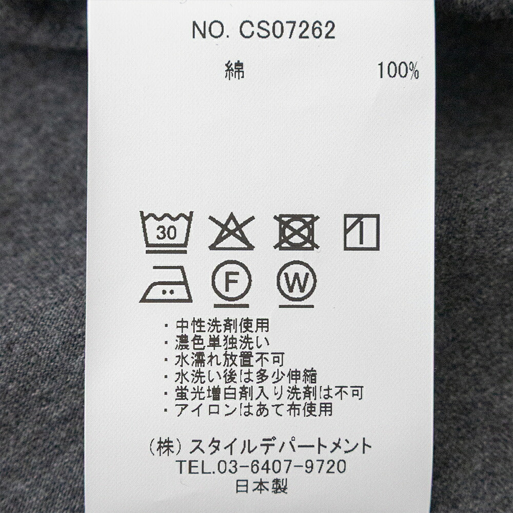 スティルバイハンドドルマンTシャツ(CS07262)STILLBYHAND(メンズ)【2026春夏】*送料無料*【後払い決済不可】*
