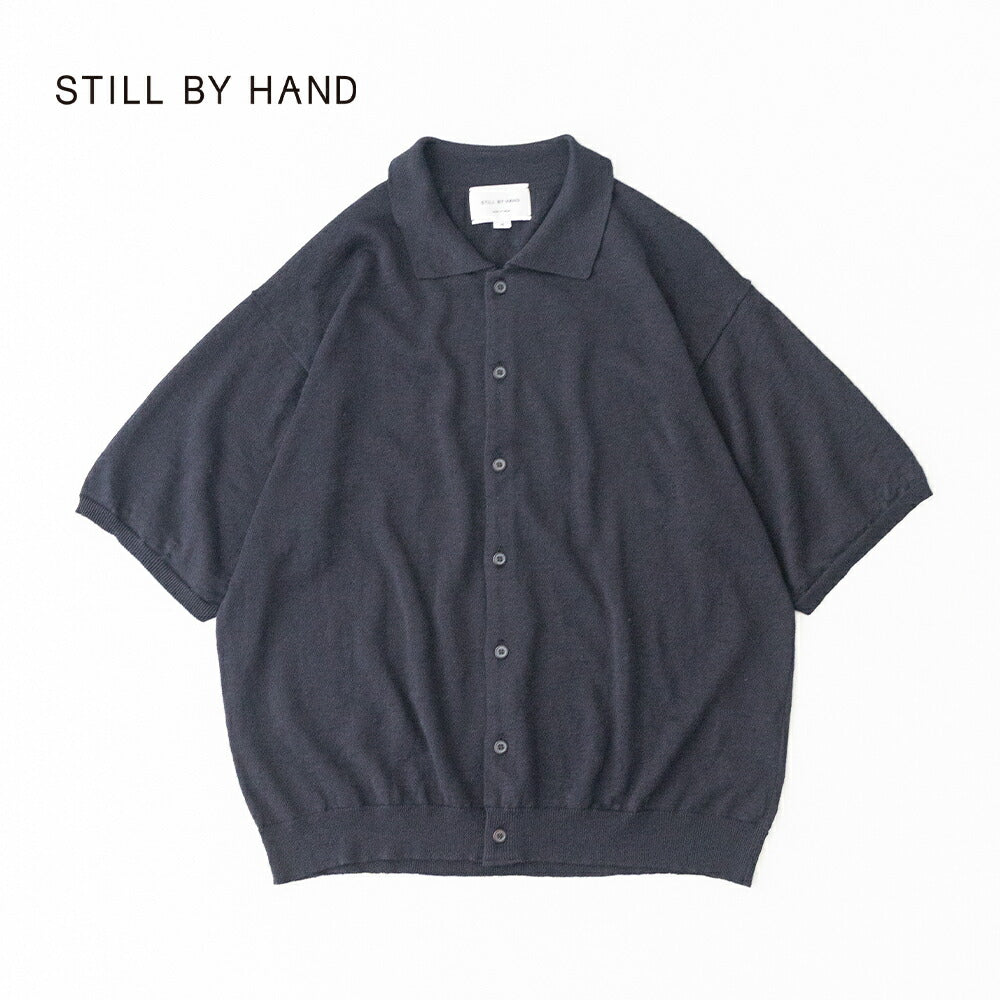 スティルバイハンドハーフスリーブニットカーデ(KN04262)STILLBYHAND(メンズ)【2026春夏】*送料無料*【後払い決済不可】*