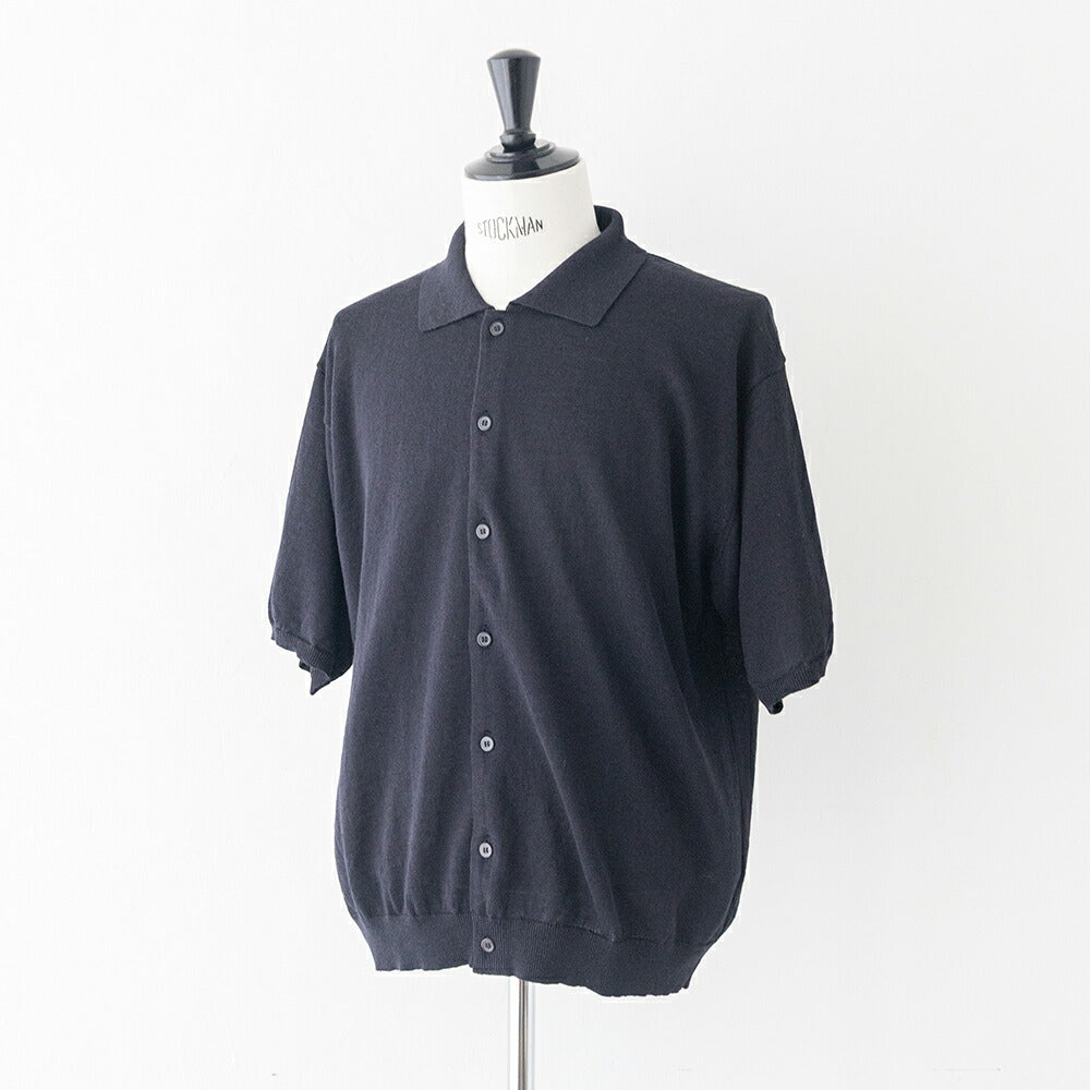 スティルバイハンドハーフスリーブニットカーデ(KN04262)STILLBYHAND(メンズ)【2026春夏】*送料無料*【後払い決済不可】*