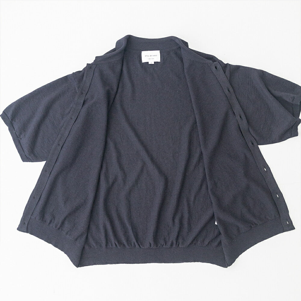 スティルバイハンドハーフスリーブニットカーデ(KN04262)STILLBYHAND(メンズ)【2026春夏】*送料無料*【後払い決済不可】*