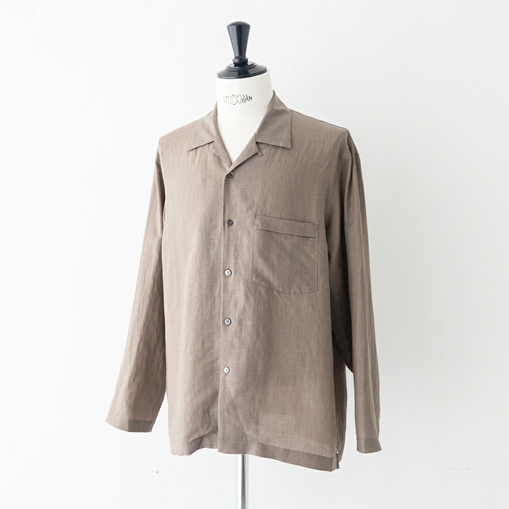 スティルバイハンドオープンカラーシャツ(SH05262)STILLBYHAND(メンズ)【2026春夏】*送料無料*【後払い決済不可】*