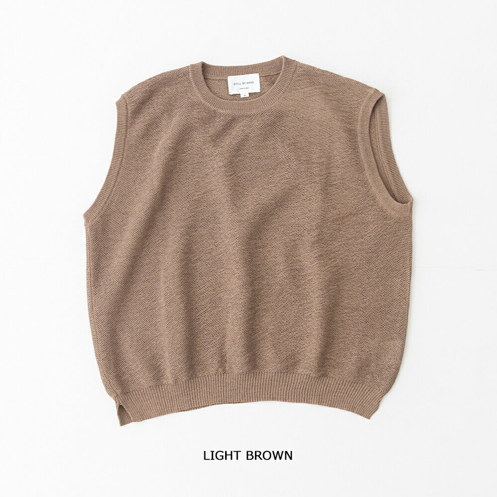 スティルバイハンド12Gニットベスト(KN01262)STILLBYHAND(メンズ)【2026春夏】*送料無料*【後払い決済不可】*