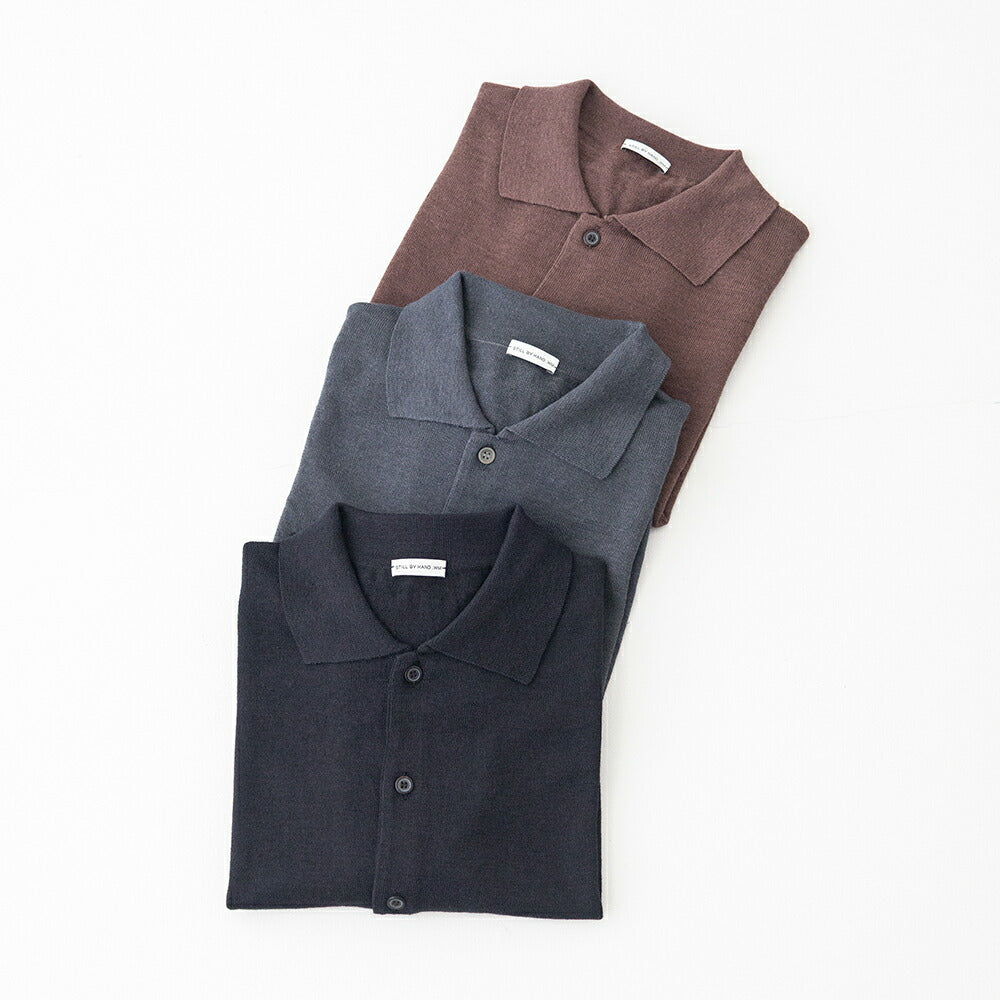 スティルバイハンドハーフスリーブニットカーデ(KN04262WM)STILLBYHAND(レディース)【2026春夏】*送料無料*【後払い決済不可】*