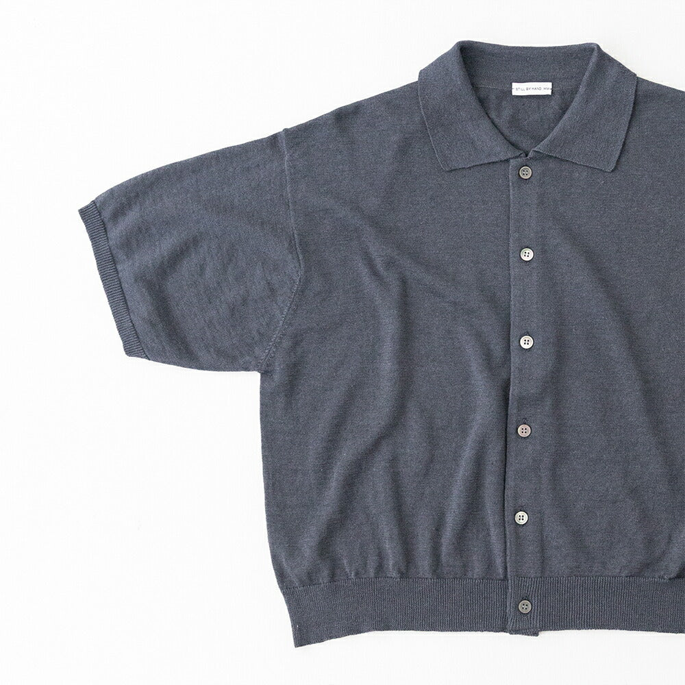 スティルバイハンドハーフスリーブニットカーデ(KN04262WM)STILLBYHAND(レディース)【2026春夏】*送料無料*【後払い決済不可】*