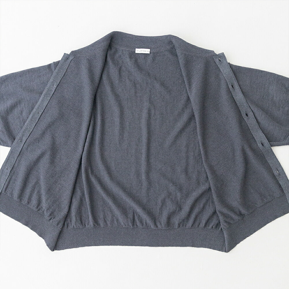 スティルバイハンドハーフスリーブニットカーデ(KN04262WM)STILLBYHAND(レディース)【2026春夏】*送料無料*【後払い決済不可】*