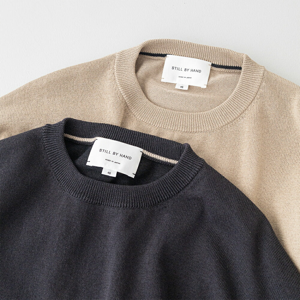 スティルバイハンドHalfsleeveknitt-shirt(KN02261)STILLBYHAND(メンズ)【2026春夏】*送料無料*【後払い決済不可】*