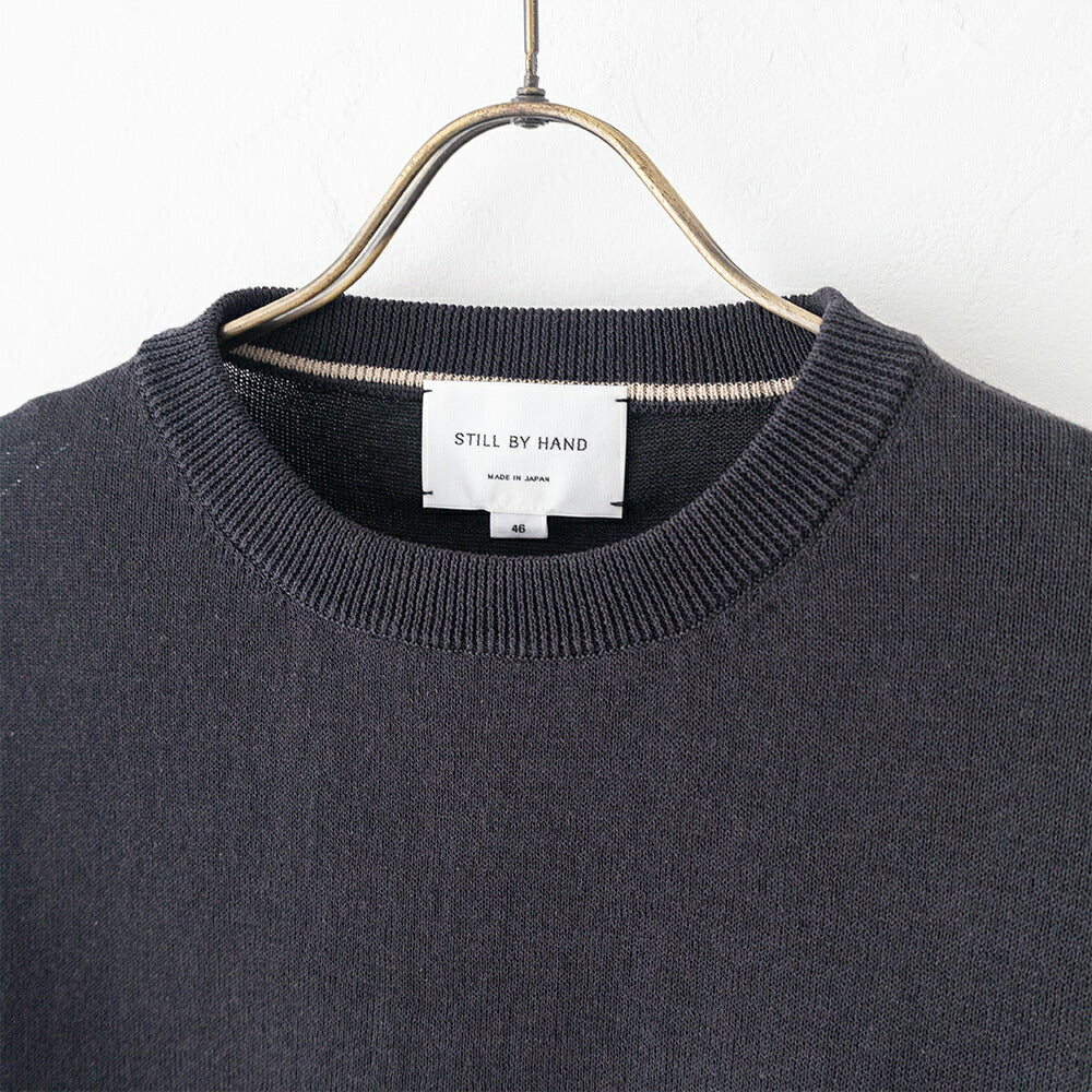 スティルバイハンドHalfsleeveknitt-shirt(KN02261)STILLBYHAND(メンズ)【2026春夏】*送料無料*【後払い決済不可】*