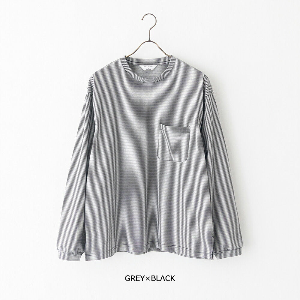 スティルバイハンドStripedlongsleeve(CS04261)STILLBYHAND(メンズ)【2026春夏】*送料無料*【後払い決済不可】*