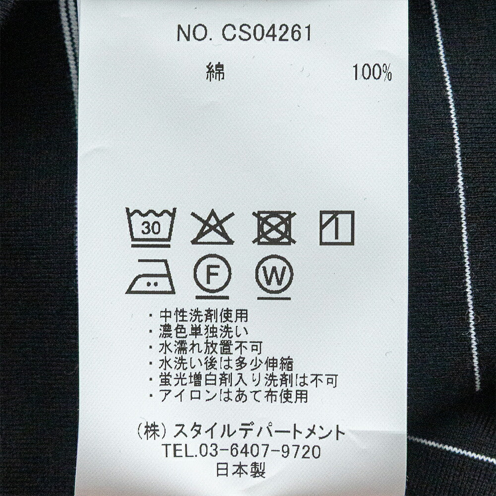 スティルバイハンドStripedlongsleeve(CS04261)STILLBYHAND(メンズ)【2026春夏】*送料無料*【後払い決済不可】*