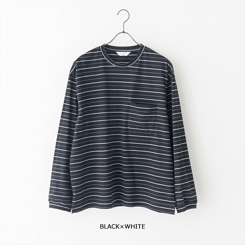 スティルバイハンドStripedlongsleeve(CS04261)STILLBYHAND(メンズ)【2026春夏】*送料無料*【後払い決済不可】*